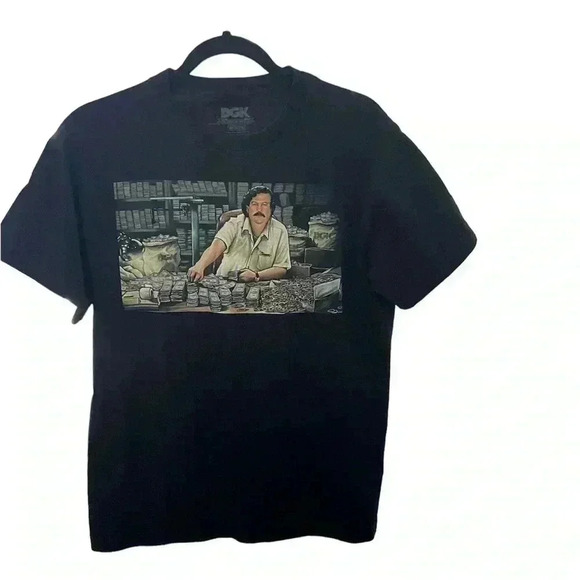 DGK, Black, Men’s Pablo Escobar, Size Medium - Picture 1 of 3